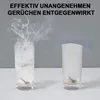 Two glasses with smoke, one with more smoke than the other, and text above. Produktbild-Vorschau