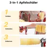 Wiltec Apfelschäler 3 in 1 mit Stahlklingen, Produktbild-Vorschau 4