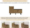 OKWISH Banc à chaussures avec 3 portes de rangement, meuble Voir les images du produit 3