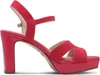 Tamaris Damen Sandalette Leder Cut-Outs Plateau High Heel Produktbild-Vorschau 5