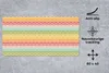 MuchoWow® Schreibtischunterlage Muster - Regenbogen - Retro Produktbild-Vorschau 3