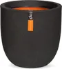 Capi Pflanzgefäß Oval Urban Smooth 43x41 cm Schwarz KBL933 Produktbild-Vorschau 8