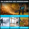 Akku Laubbläser 21V 6 Stufen mit 2x4000mAh Akku und Produktbild-Vorschau 7