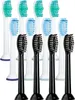 A collection of toothbrush heads arranged in rows against a white background. Produktbild-Vorschau