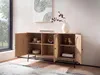 FineBuy Sideboard 140x80x39 cm Kommode Eiche-Nachbildung Produktbild-Vorschau 2