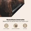 KitchenYeah© Herdabdeckplatte Kuh - Watussi - Schwarz , Produktbild-Vorschau 5