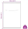 vidaXL Gewebte Säcke 10 Stk. Weiß 100 x 150 cm PP Produktbild-Vorschau 8