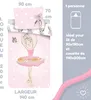 Pościel w zestawie Ballerina 140/200, 70/90 Podgląd zdjęcia produktu 6
