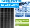 Solarpanel 250W 12V Monokristallin Solarmodul 250 Watt Mono Produktbild-Vorschau 6