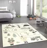 Spielteppich Kinderzimmer Teppich Camping Zelt Bären Berge Produktbild-Vorschau 1