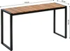 Dehner Balkontisch Chicago Wood, ca. 133 x 74.5 x 42 cm, Produktbild-Vorschau 5