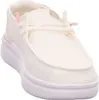 NOUVEAU Hey Dude Femmes Slipper in Spark White en tissu/lin Voir les images du produit 27