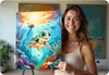 Peinture par numéros 40x50 cm Massido Turtle Voir les images du produit 8