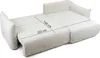 Ecksofa Schlafsofa ONTARIO in Stoff Poso Braun Ottomane Produktbild-Vorschau 6