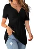 Damen-T-Shirt mit V-Ausschnitt, lockere Passform, vorne Produktbild-Vorschau 2