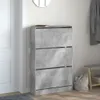 vidaXL Szafka na buty betonowa szara 80x21x125,5 cm Podgląd zdjęcia produktu 2