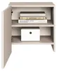 Selsey Sunds - Comodino a doghe rigate, 1 anta, beige Anteprima dell’immagine prodotto 3