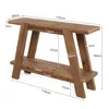 Console, table d'appoint en bois massif de 110 cm de style Voir les images du produit 9