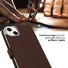 Funda tipo libro de cuero genuino Selencia para iPhone 14 Vista previa de la imagen del producto 2