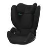 A black child car seat is shown against a white background. Produktbild-Vorschau