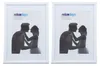 Relaxdays Bilderrahmen 2er Set, 13x18 cm, Passepartout 9x13 Produktbild-Vorschau 1