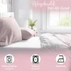 Baumwolle Bettwäsche Set 155x220 cm Rosa Weiß Rauten Produktbild-Vorschau 4