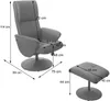 Relaxsessel Stockholm, Fernsehsessel Relaxliege TV-Sessel Produktbild-Vorschau 4