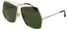 Max Mara Sonnenbrille MM0006 08A 64 Damen Gold Produktbild-Vorschau 2