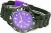 Madison Candy Time Black Line Montre en silicone lilas Voir les images du produit 2