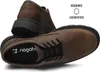 NAGABA Halbschuhe Herren Lederschuhe Echtleder für Herbst Produktbild-Vorschau 4