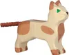 HOLZTIGER Katze aus Holz - stehend, klein Produktbild-Vorschau 1