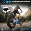 E-Bike Klapprad 20x4 Zoll, 70Nm Hinterradmotor, 140km, F6B, Produktbild-Vorschau 4