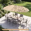 Parasol double COSTWAY 300 x 150 cm, parasol pliable, Voir les images du produit 2