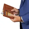 Leder Geldbörse Herren Portemonnaie RFID Hochformat Produktbild-Vorschau 2