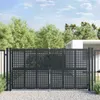 vidaXL Záhradná brána antracitová 300x150 cm oceľ Náhľad obrázku produktu 2