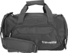 A studio shot of a dark gray duffel bag. Anteprima dell’immagine prodotto
