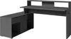 Bureau gaming Vortex - 229x60x95cm - avec éclairage LED - Voir les images du produit 9