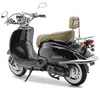 Motorroller 50 ccm Burnout EasyCruiser Eco Schwarz Metallic Produktbild-Vorschau 3