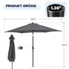 FCH Sonnenschirm Sonnenschirme,Balkonschirm,Gartenschirm Produktbild-Vorschau 10