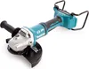 A cordless angle grinder is shown against a white background. Produktbild-Vorschau