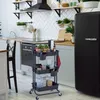 Chariot Relaxdays, 3 étages, 2 freins, chariot polyvalent Voir les images du produit 5