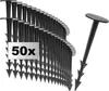 com-four® 50x Befestigungsstifte für den Boden - Erdanker Produktbild-Vorschau 1