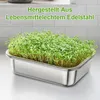 Sprossenglas & Keimschale Set,Edelstahl Keimgerät für Produktbild-Vorschau 7