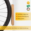 Fahrradhalter Wand aus Eiche (bis 70 mm) - Eiche Produktbild-Vorschau 4