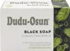 The image shows the front and side packaging of Dudu-Osun Black Soap. Podgląd zdjęcia produktu