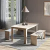 Ensemble de table à manger Vicco Sentio Sonoma 137.6x92.8cm Voir les images du produit 3