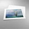 Poster - Poster ohne Rahmen - Meer Segelschiff - 40x30 cm - Produktbild-Vorschau 3