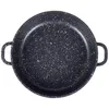 A top-down view of a speckled black pot with two handles against a white background. Produktbild-Vorschau