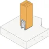 Simpson PolyurethanPfostenträger (Stützenfuß) Länge 70 mm Produktbild-Vorschau 3