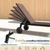 COSTWAY 1 pc. Chaise longue de jardin avec roulettes, Voir les images du produit 4